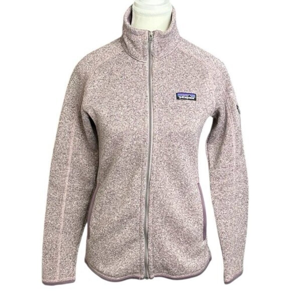 Patagonia Womens Better Sweater Full Zip Jacket Hazy Purple 25543 Size Small